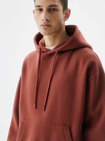 Sweat-shirt Pull&Bear en rouge