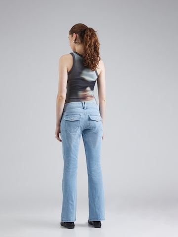 HOLLISTERBootcut/trapezice Traperice - plava boja