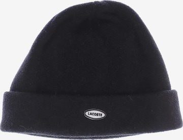 LACOSTE Hat & Cap in One size in Black: front