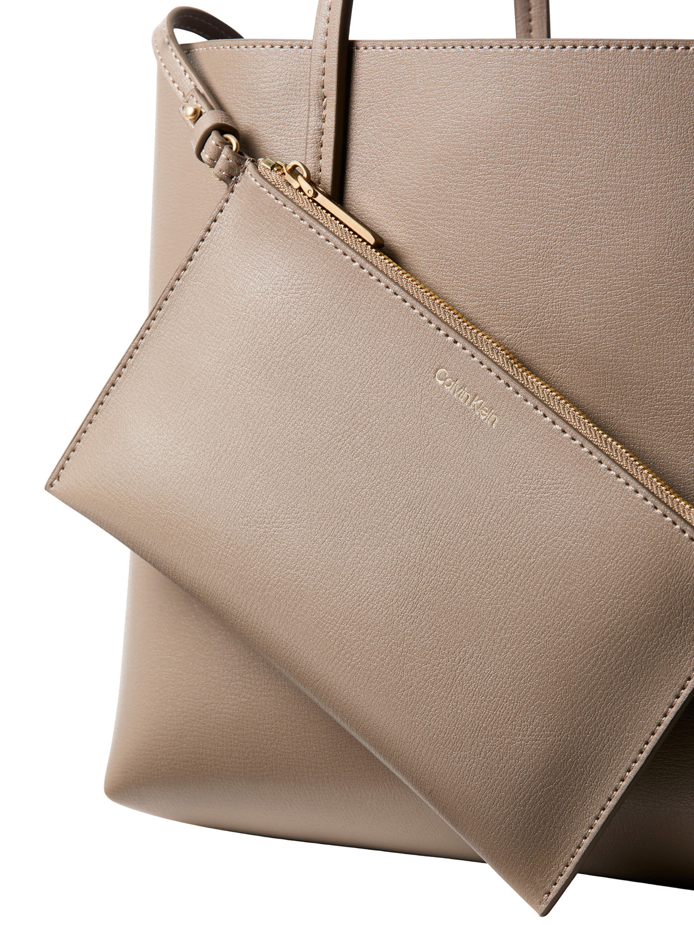 Calvin Klein "Чанта тип ""Shopper""" в кафяво