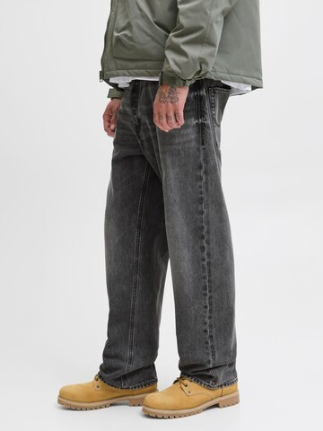 JACK & JONES Loosefit Jeans 'JJIEDDIE JJORIGINAL' in Zwart