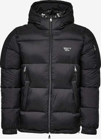 Alessandro Zavetti NEVORI PUFFER JACKET ' ' in Schwarz: Vorderseite