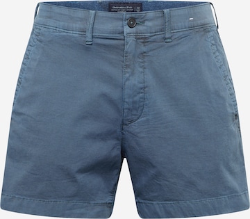 Abercrombie & Fitch - regular Pantalón chino 'ALL DAY' en azul: frente