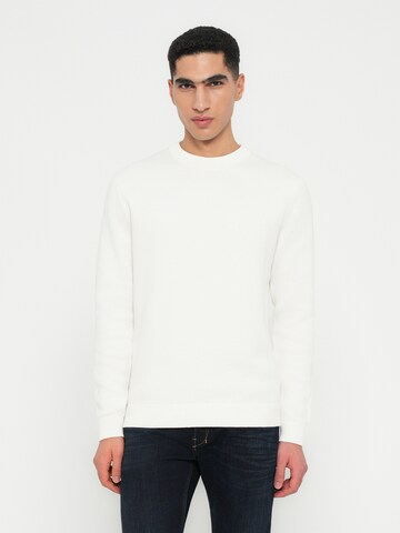 SELECTED Pullover 'SLHDANE' in Weiß: Vorderseite