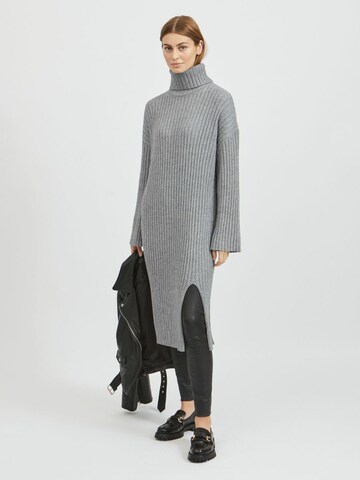 VILA Knitted dress in Grey