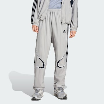ADIDAS ORIGINALS Loose fit Trousers 'Teamgeist Adicolor' in Grey: front