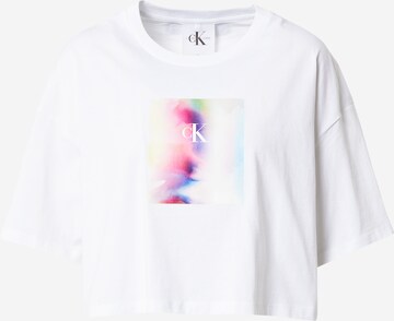 Calvin Klein Jeans Shirt 'PRIDE' in Weiß: predná strana