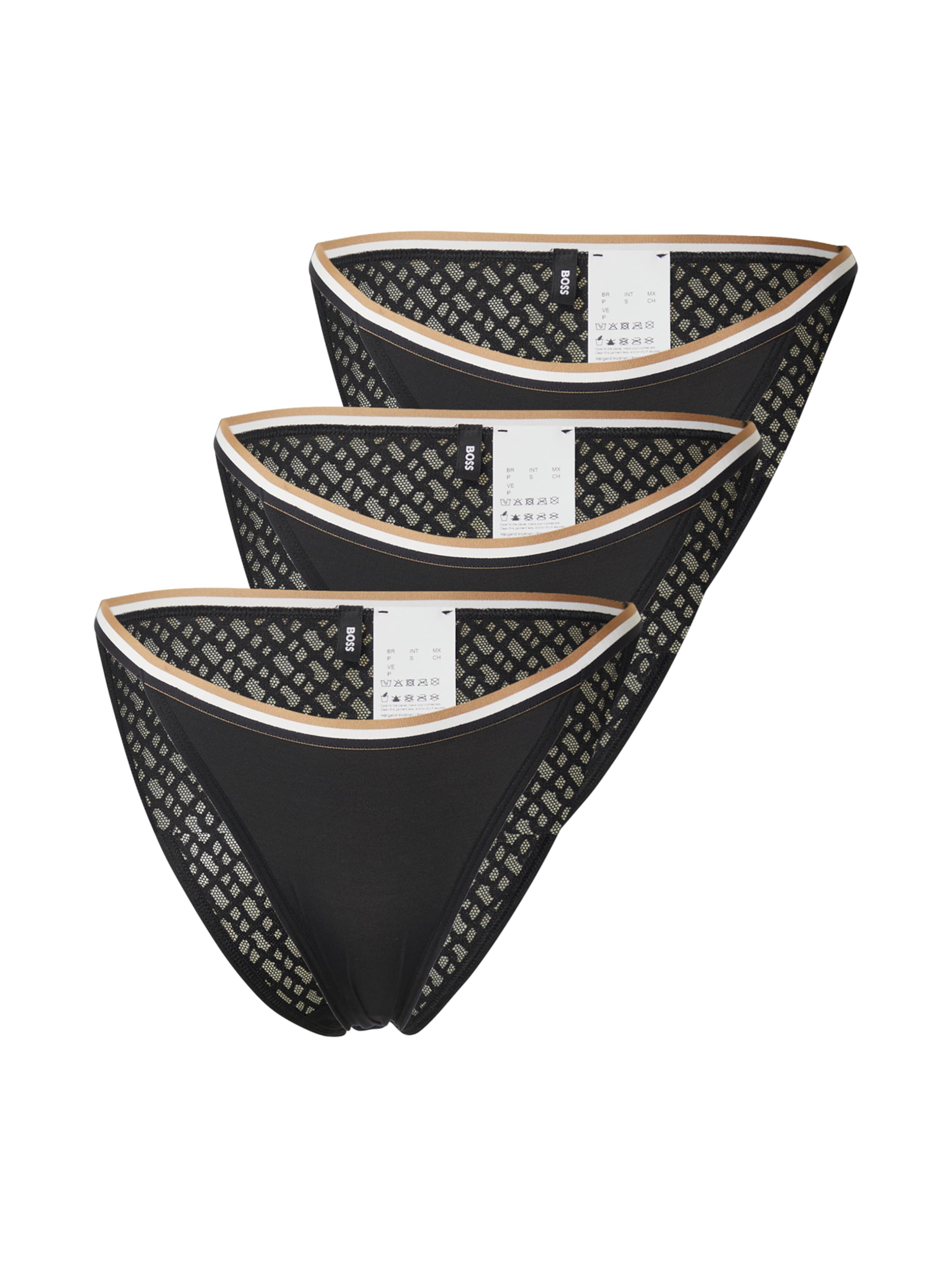 melns BOSS Biksītes: no priekšpuses