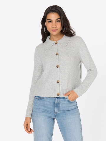 ONLY Knit Cardigan 'RONJA' in Grey: front