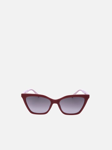 Karl Lagerfeld Zonnebril in Rood