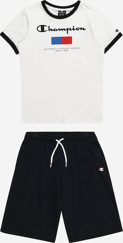 Champion Authentic Athletic Apparel Set in Blau: predná strana