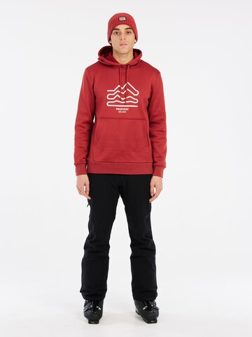 PROTEST Sweatshirt 'PRTKERRA'‌‌‌‌‌‌‌‌ in Rot