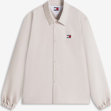 Tommy Jeans Демисезонная куртка в Серый: спереди