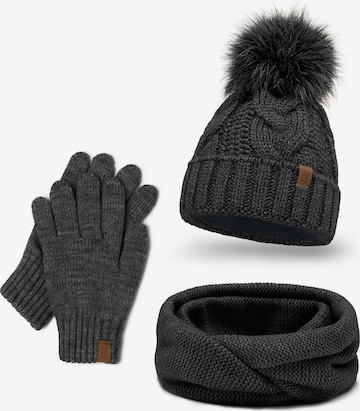 Vivisence Muts '7014 Set+R' in Grijs: voorkant