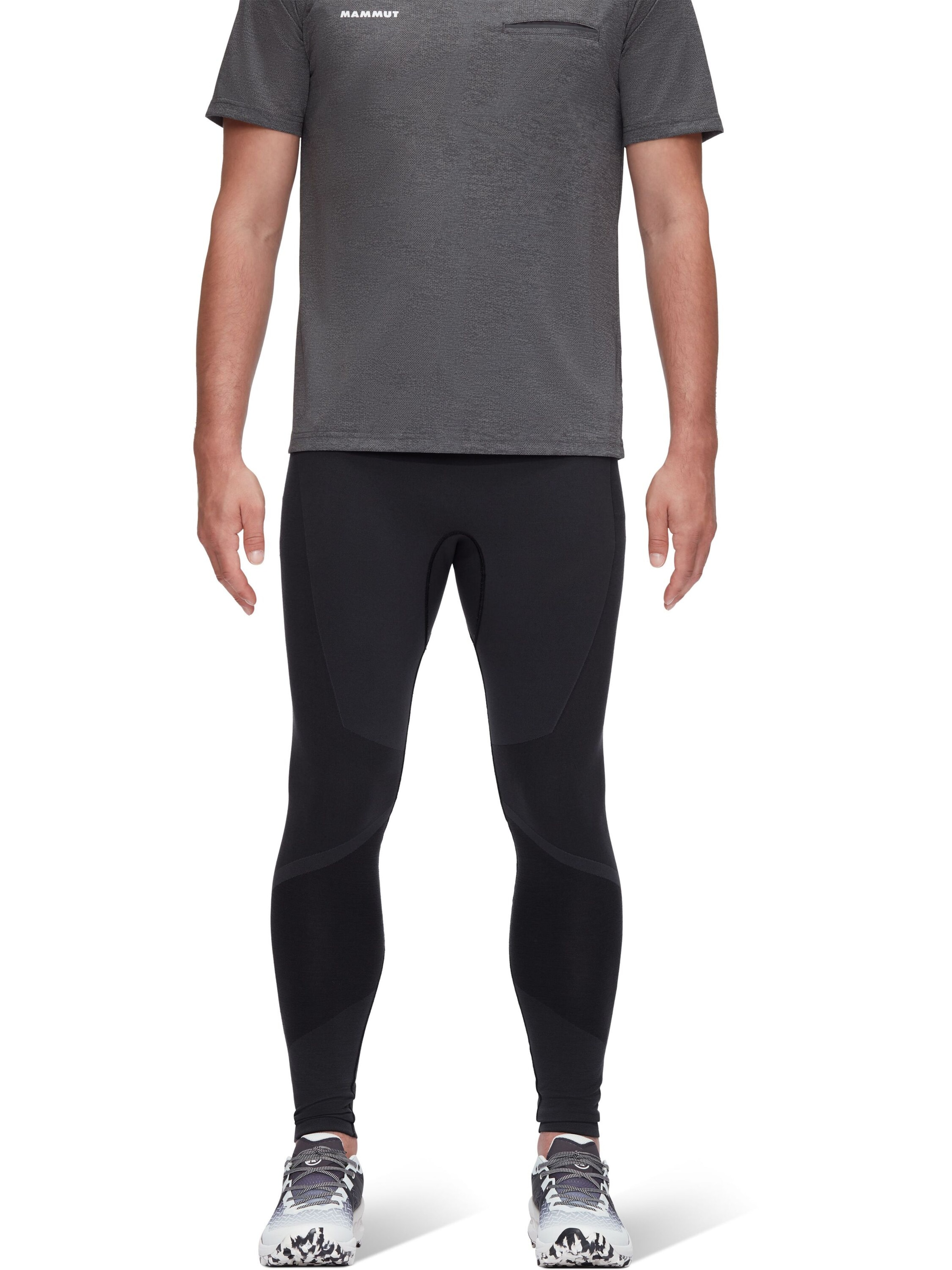 MAMMUT Skinny Athletic Underwear 'Trift' in Black: front