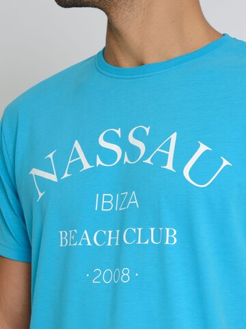 NASSAU Beach Club Shirt ' NB231044 ' in Blue