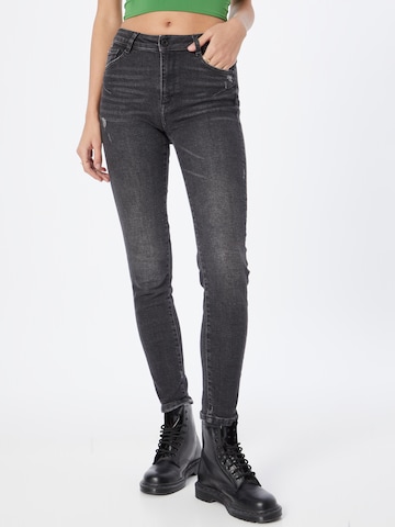 Skinny Jeans de la Miss Sixty pe negru: față
