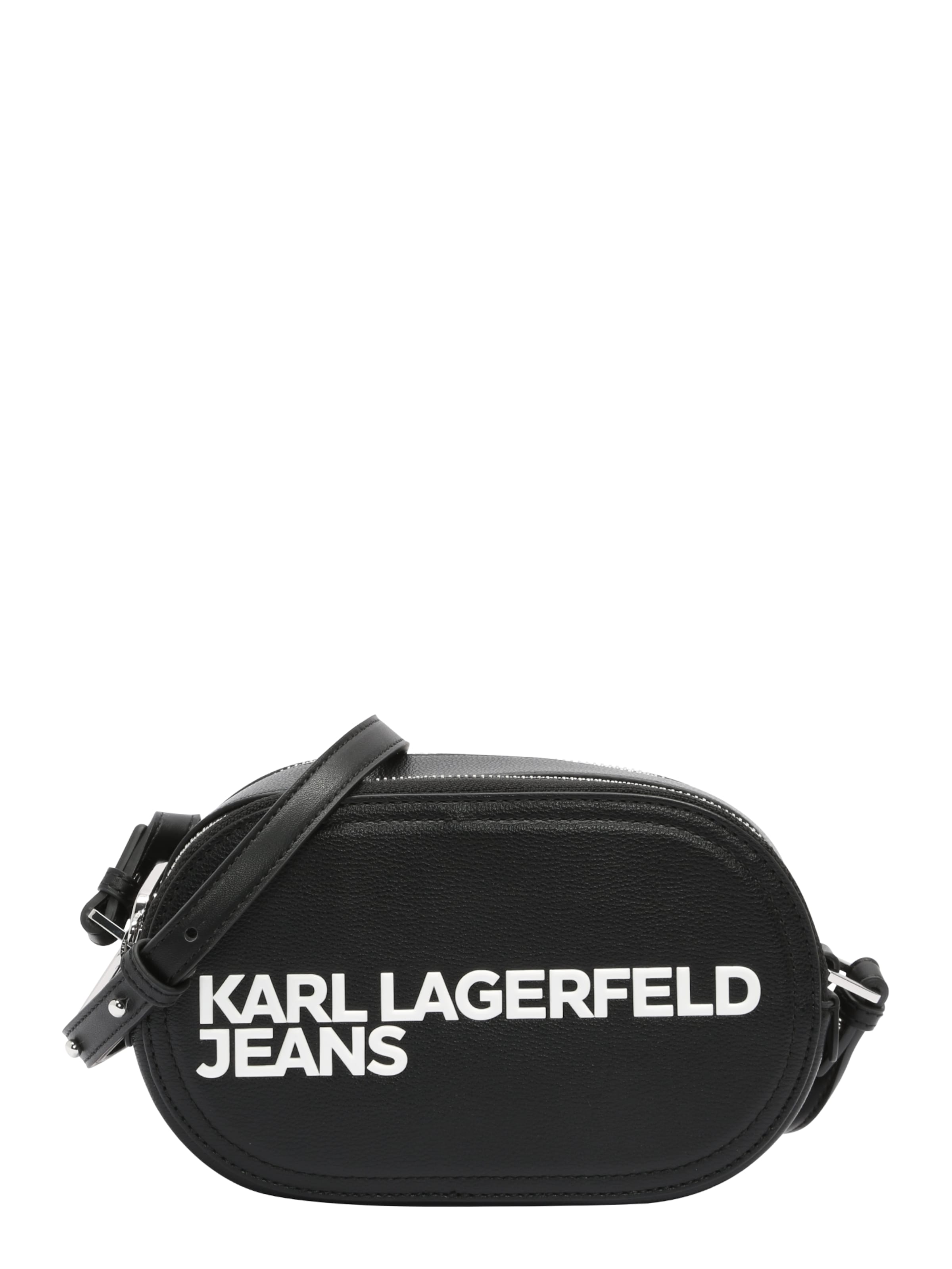 Sac à bandoulière 'ESSENTIAL' KARL LAGERFELD JEANS en noir : devant