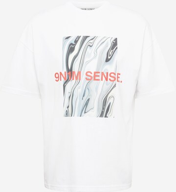 9N1M SENSE T-Shirt in Weiß: front