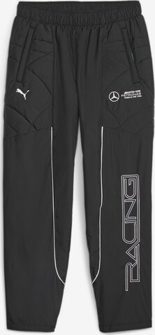 PUMA Regular Pants in Black: front