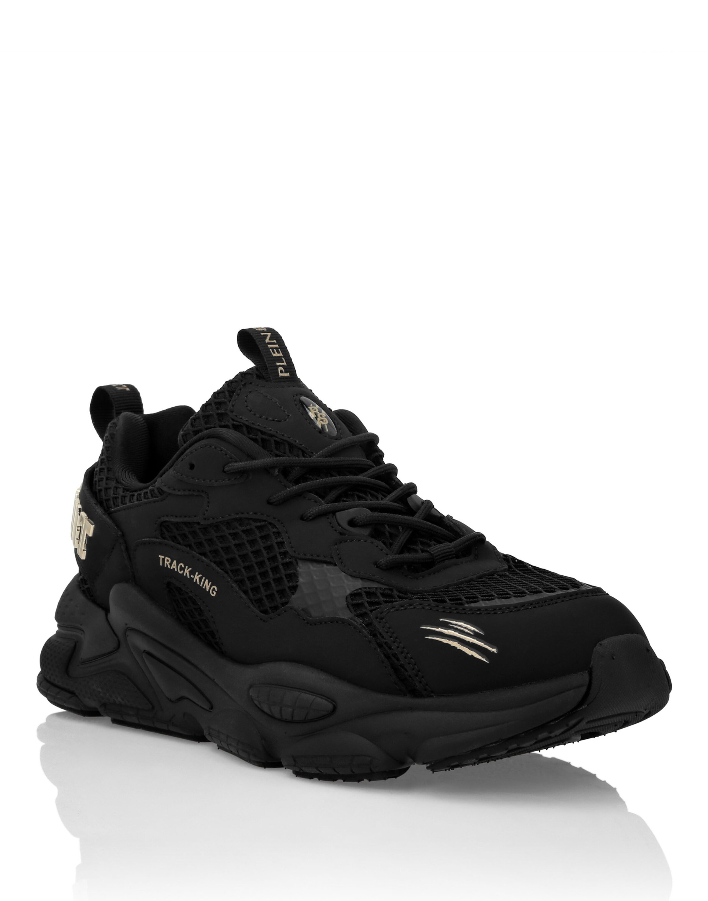 Plein Sport Sneaker 'Track King' in Schwarz: Vorderseite