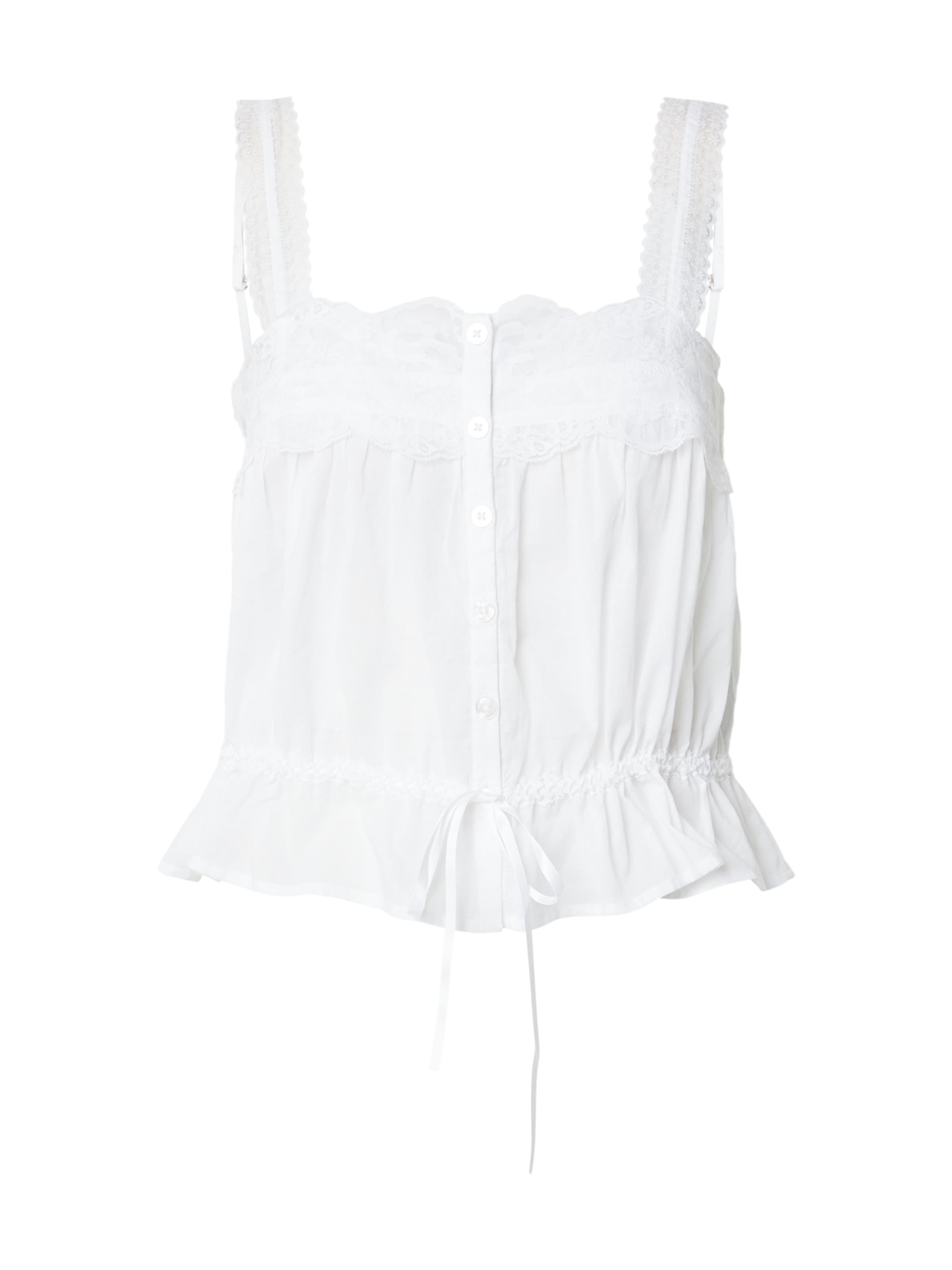 Abercrombie & Fitch Blouse in White: front
