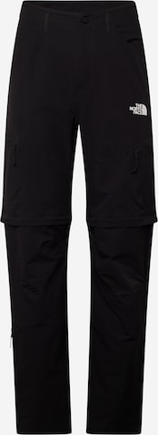 THE NORTH FACE Outdoorbroek 'Exploration' in Zwart: voorkant