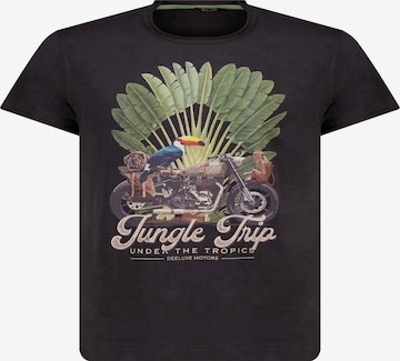 T-Shirt 'Aventura' Deeluxe en noir : devant