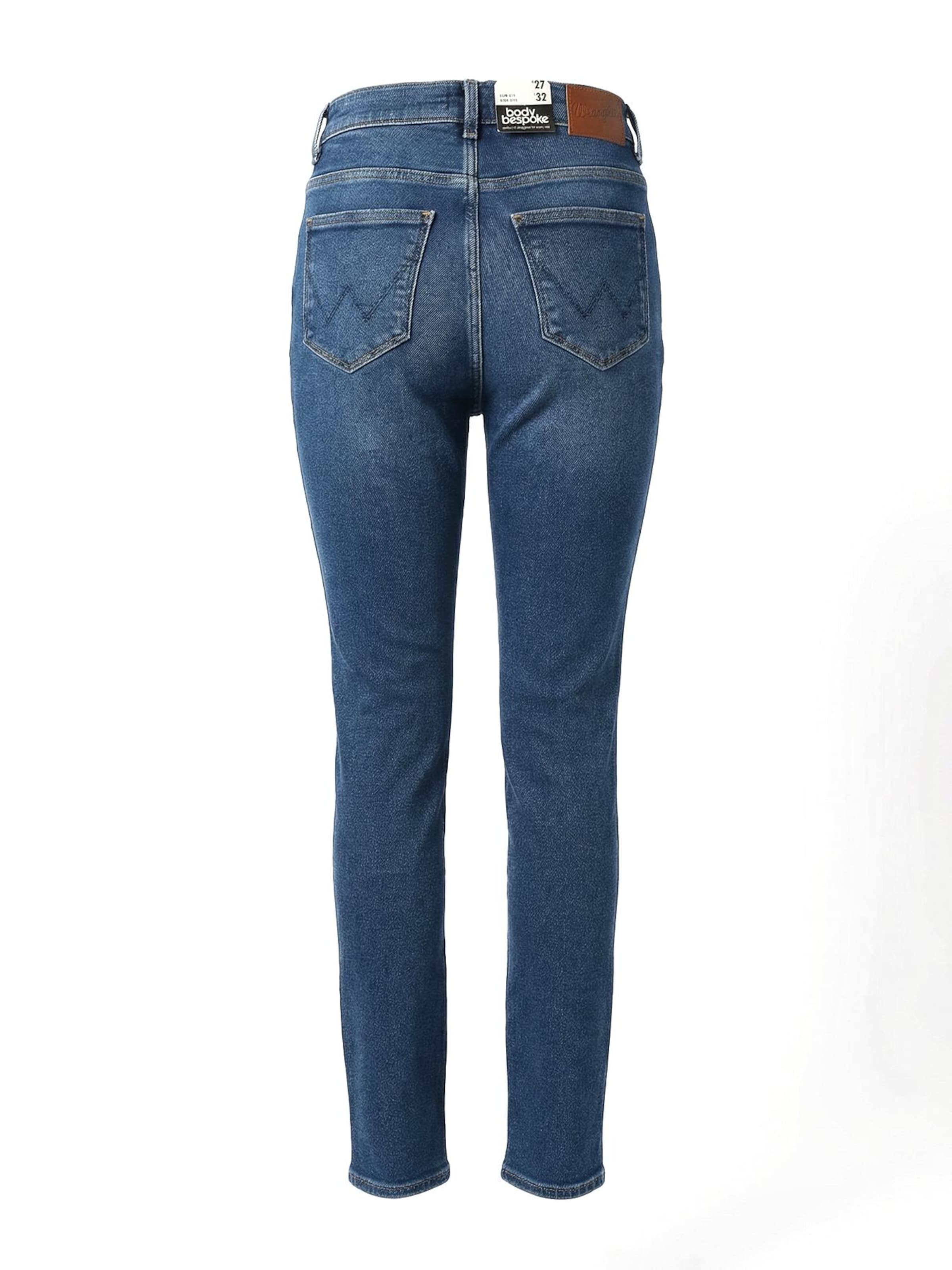 Coupe slim Jean 'SLIM' WRANGLER en bleu