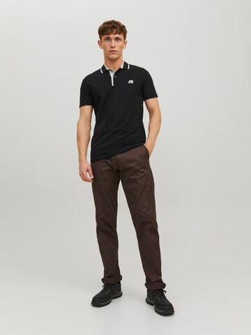 JACK & JONES Poloshirt 'Logan' in Schwarz