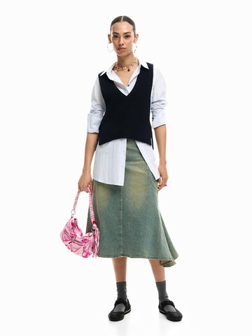 Desigual Наплечная сумка в Ярко-розовый: спереди