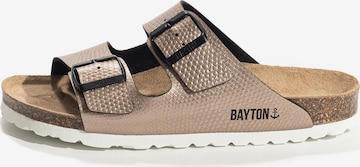 Bayton Pantolette 'Tracy' i brons: framsida