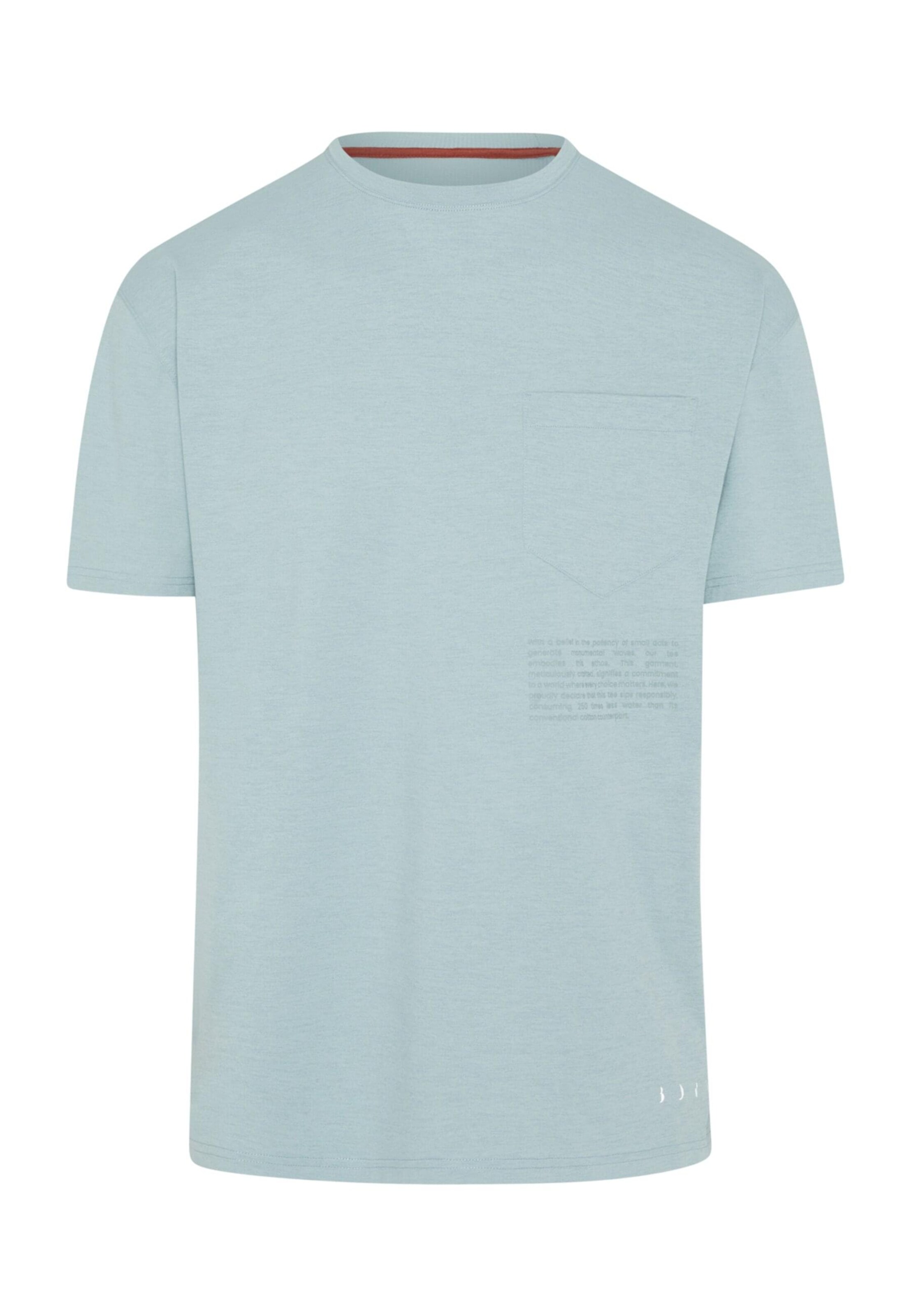 Born Living Yoga Functioneel shirt 'Suez' in Blauw: voorkant