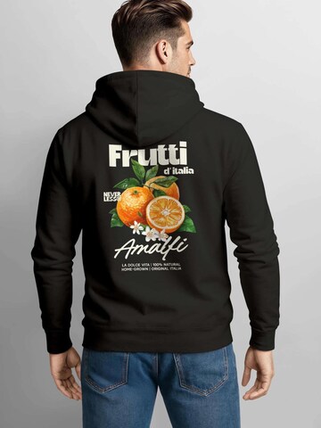 Neverless Sweatshirt 'Frutti di italia' in Black