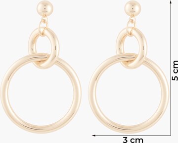 ABOUT YOU Earrings 'Lilli' in Gold: front