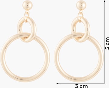 ABOUT YOU Earrings 'Lilli' in Gold: front