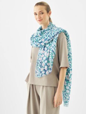 Écharpe CODELLO en bleu : devant