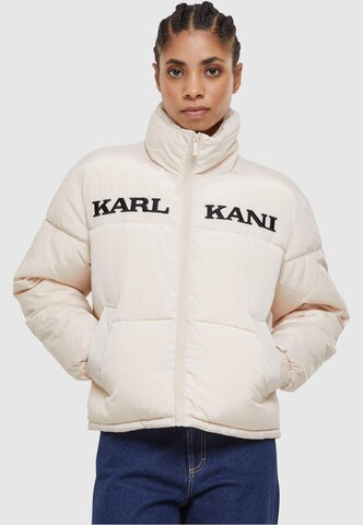 Karl Kani Between-Season Jacket 'Essential' in Beige: front