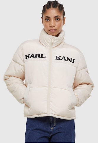 Veste mi-saison 'Essential' Karl Kani en beige : devant