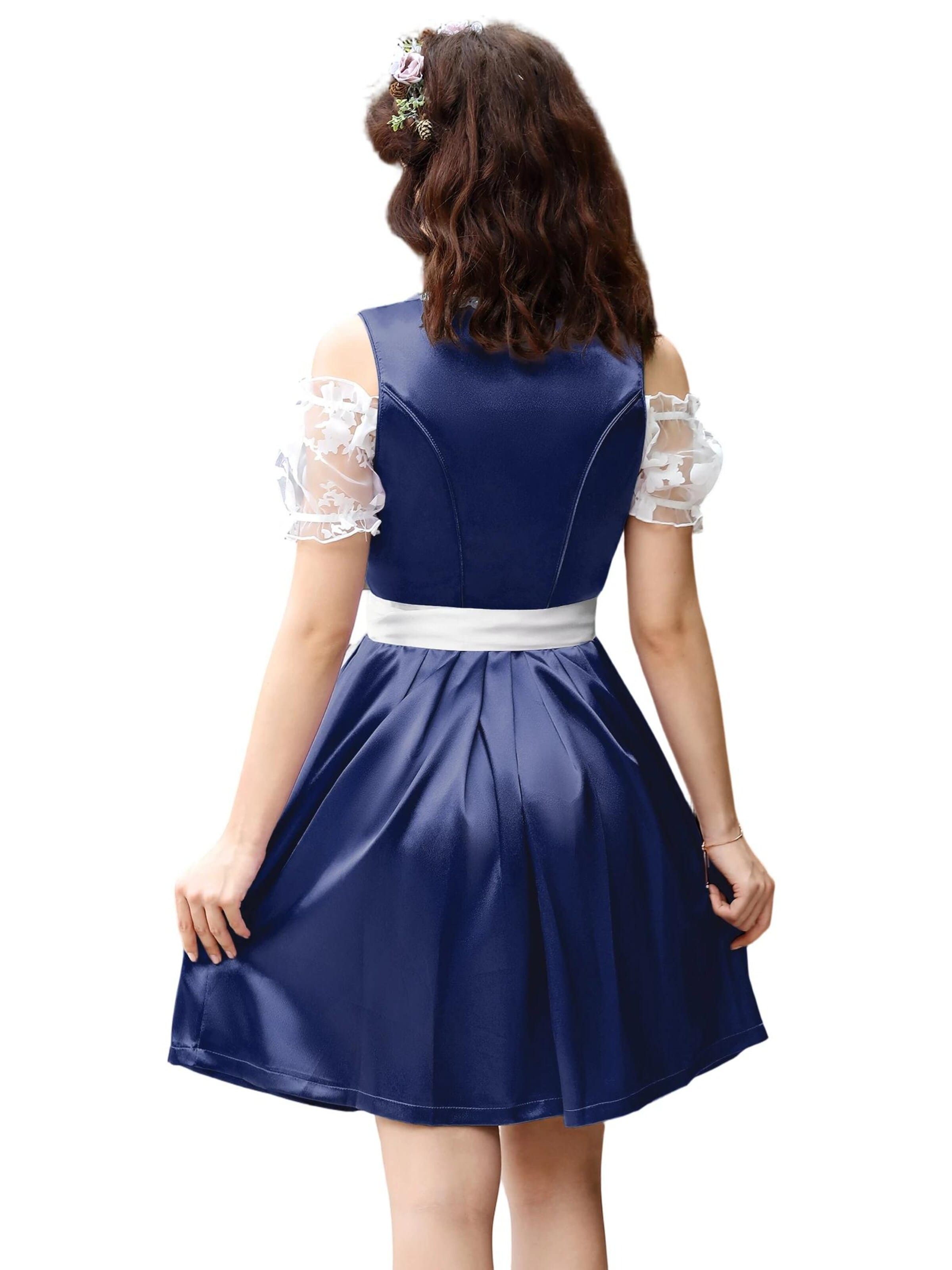 Yesfashion Dirndl w kolorze niebieski