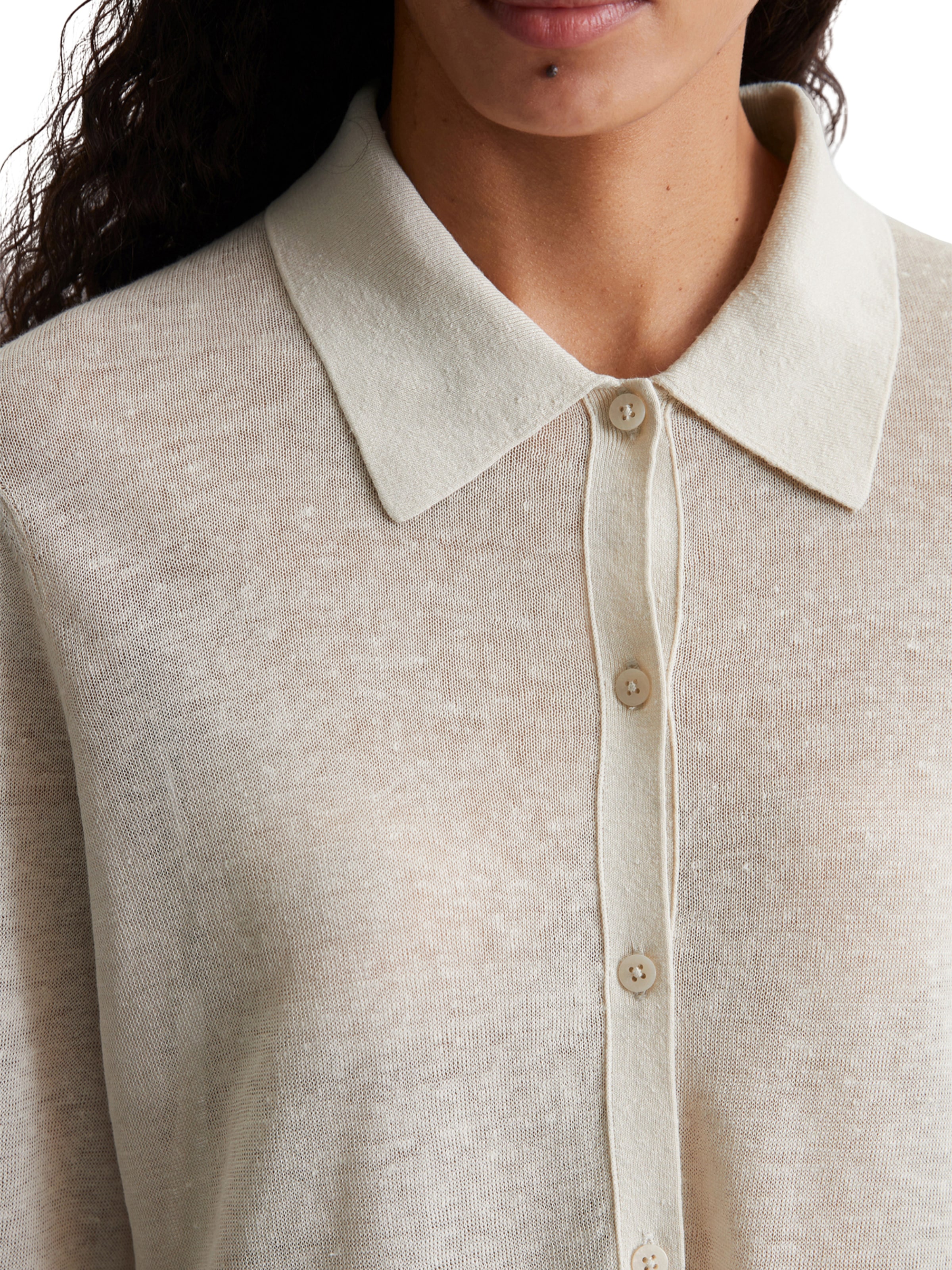 Marc O'Polo Плетена жилетка в сиво