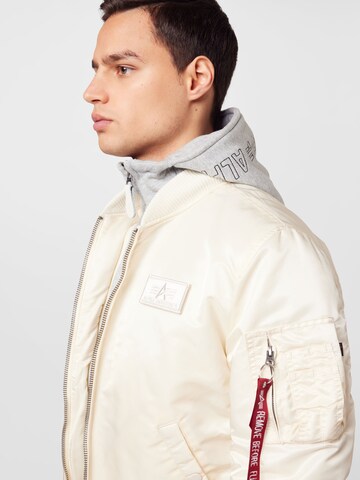 Giacca di mezza stagione di ALPHA INDUSTRIES in bianco