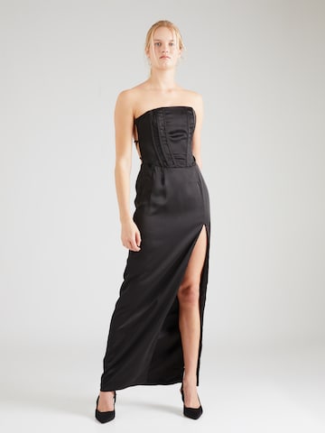 MisspapVečernja haljina - crna boja: prednji dio