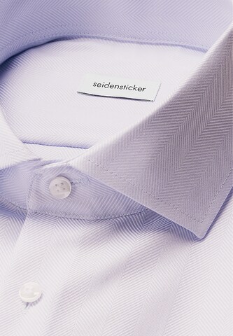 Coupe slim Chemise business SEIDENSTICKER en bleu