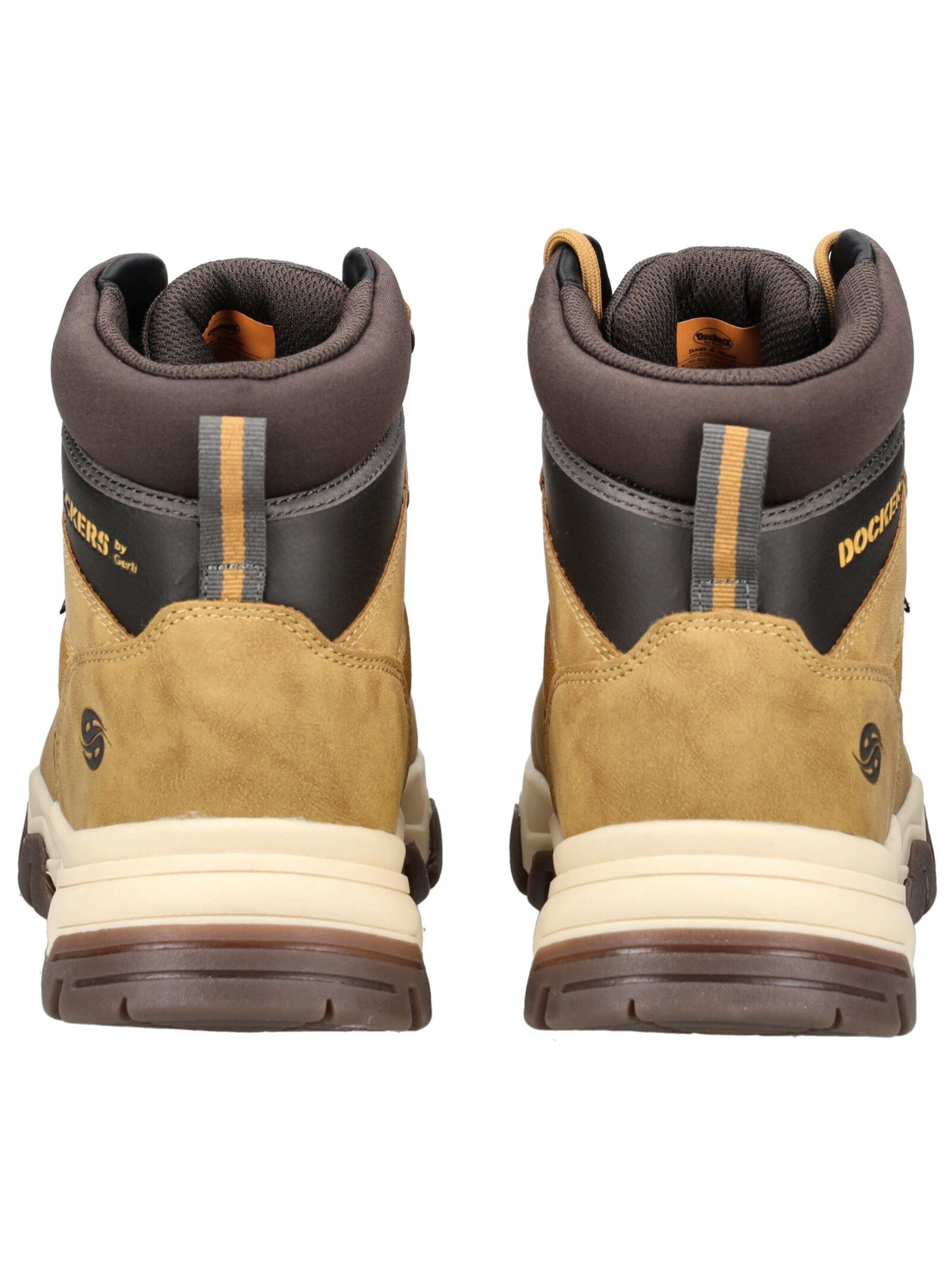 Dockers by Gerli Lace-Up Boots in Yellow