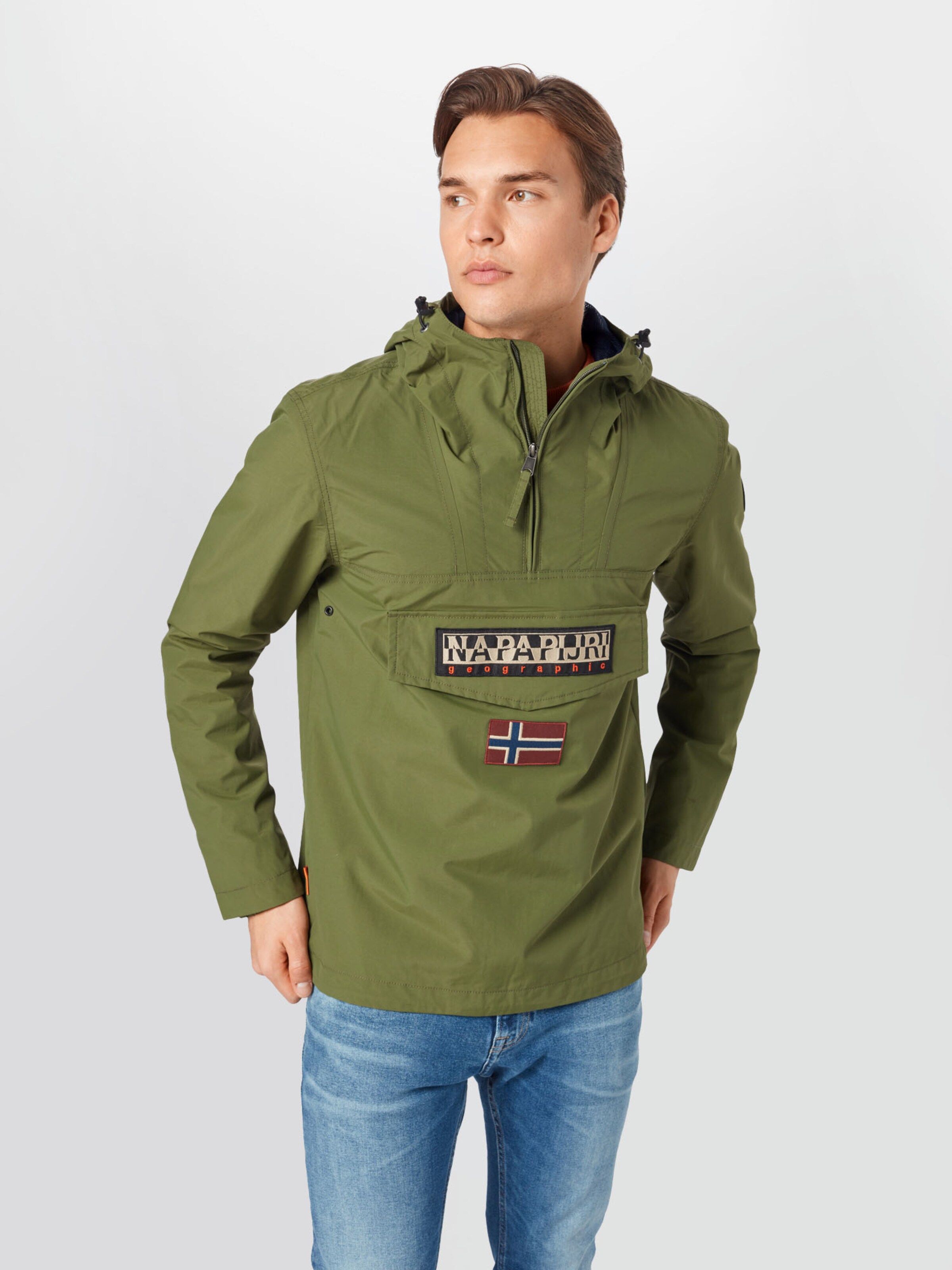NAPAPIJRI Jacke 'RAINFOREST' in Khaki 