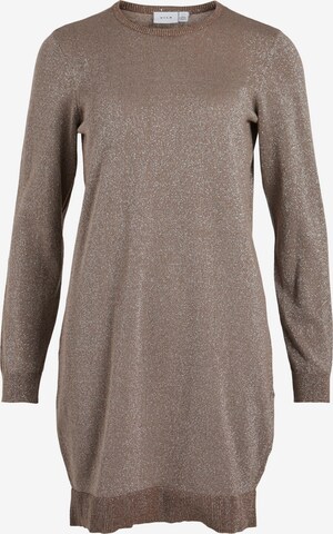 VILA Knitted dress 'SANJA' in Brown: front