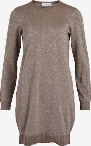 VILA Knitted dress 'SANJA' in Brown: front