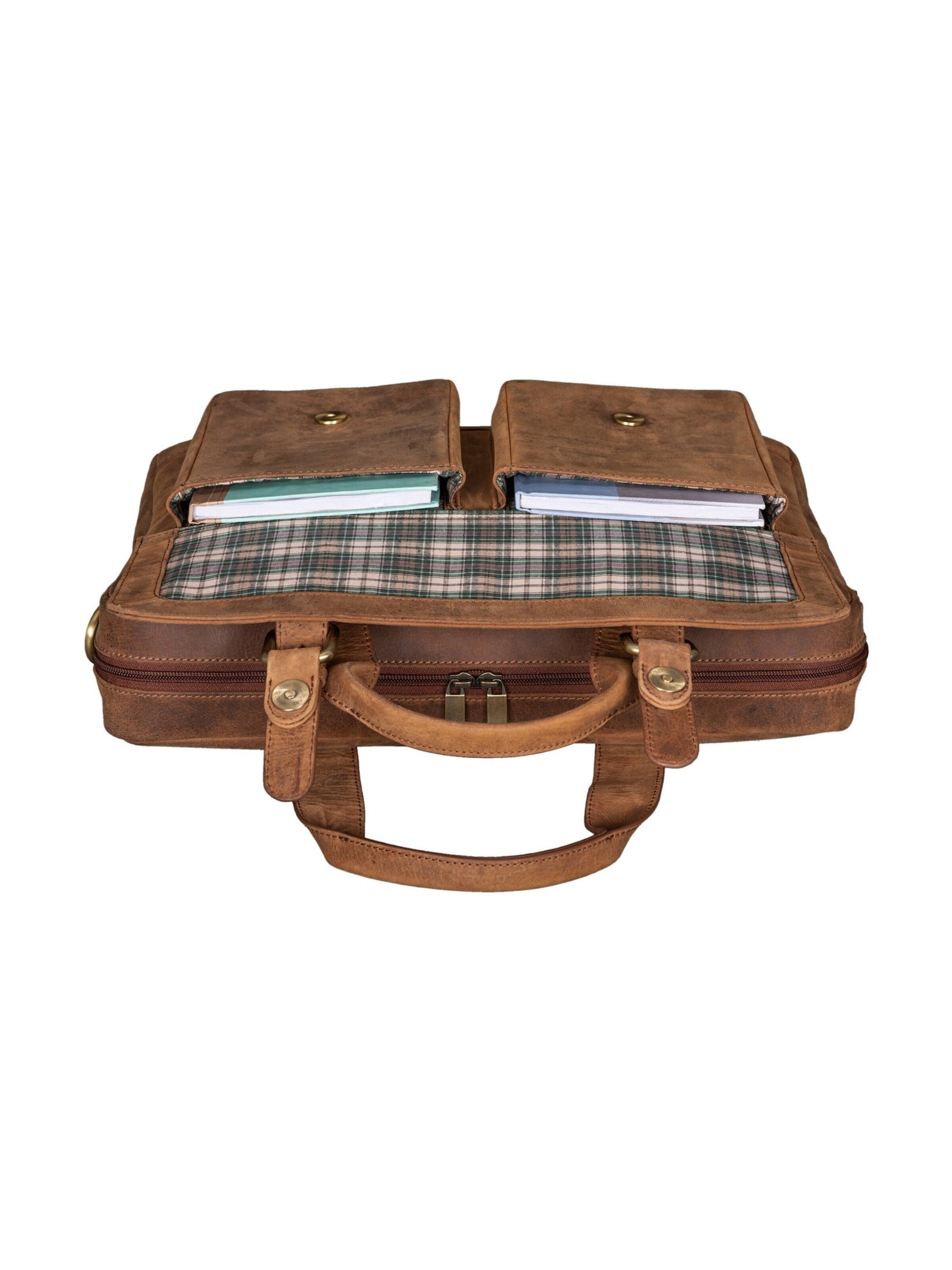 Benthill Briefcase in Brown
