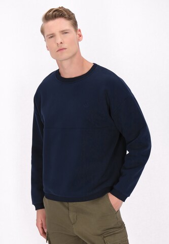 DreiMaster Vintage - Sweatshirt em azul: frente